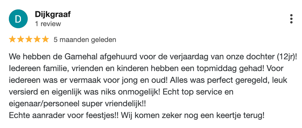 review afhuren gamehal